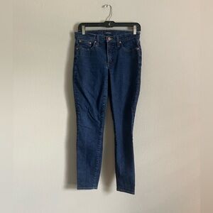 J CREW dark skinny jeans size 28‎